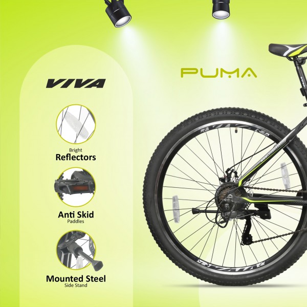 Viva Puma Multispeed Mountain Bike for Adults (29T)